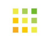 ロゴ要素:黄の四角